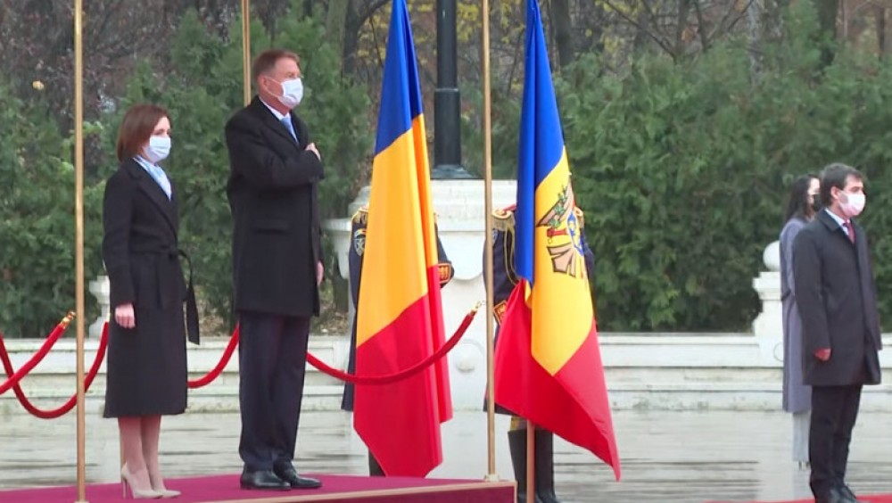 Președinta Republicii Moldova, la București. Maia Sandu s-a întâlnit cu Klaus Iohannis